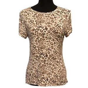 CATO Leopard Stretch Tee